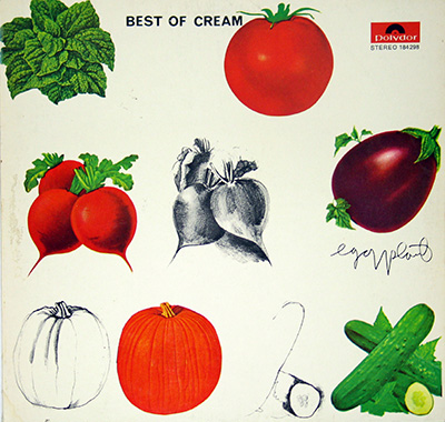 CREAM - Best of Cream (1969, Germany)  album front cover vinyl record